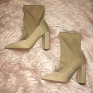 Pointed Sock Boots (Wide Width)